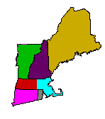 New England section map