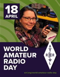 World Amateur Radio Day 2022 flyer