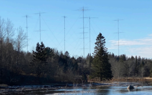 Contest station towers in Jonesboro, ME