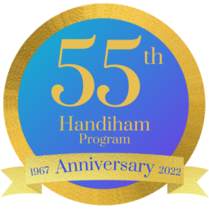 Handiham 55th anniversary logo