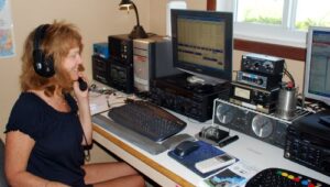 Female amateur radio operator