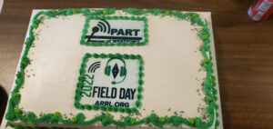 PART's traditional Field Day cake