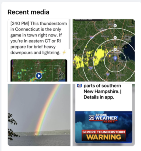 New England SKYWARN Net collage