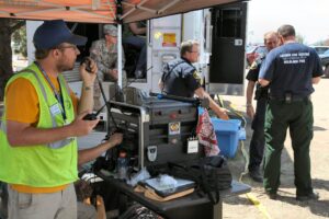 KD8BQN at an Incident Command Post