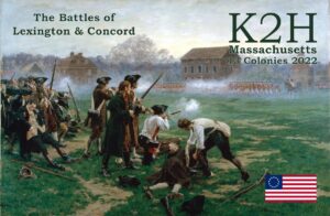 2022 13 Colonies K2H QSL card