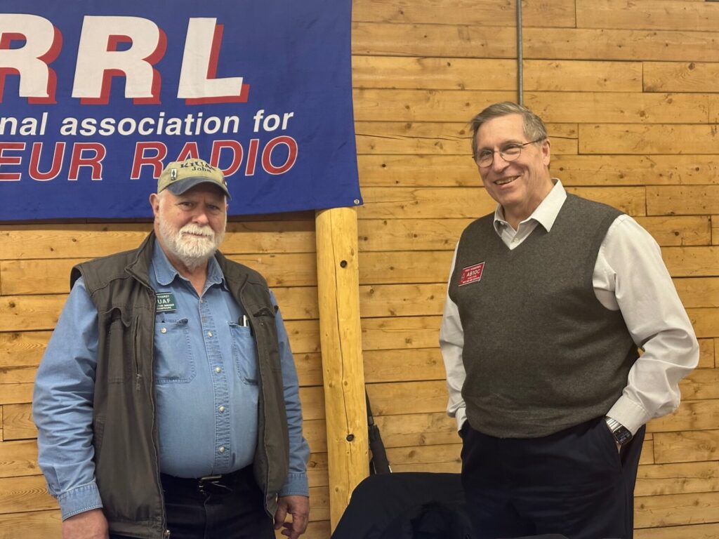 John Gotthardt, K1UAF and Fred, AB1OC at the ARRL Booth at NEAR-Fest