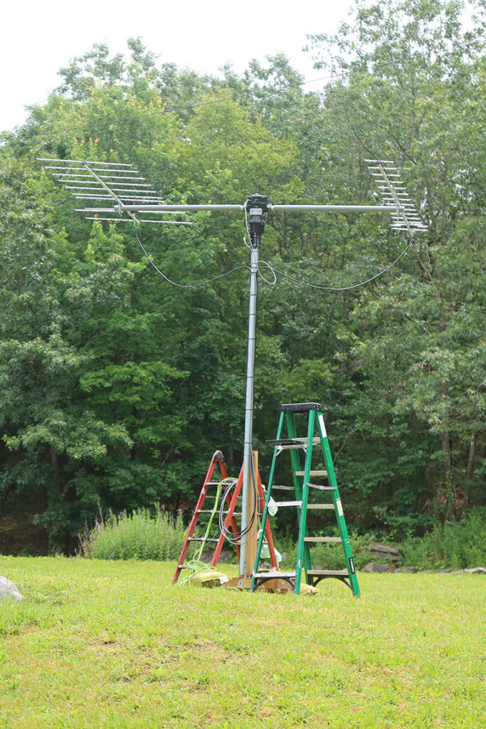 Satellite Antenna at Boston ARC Field Day
