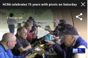 Screenshot of HCRA Picnic as reported by WWLP Ch. 22 Springfield