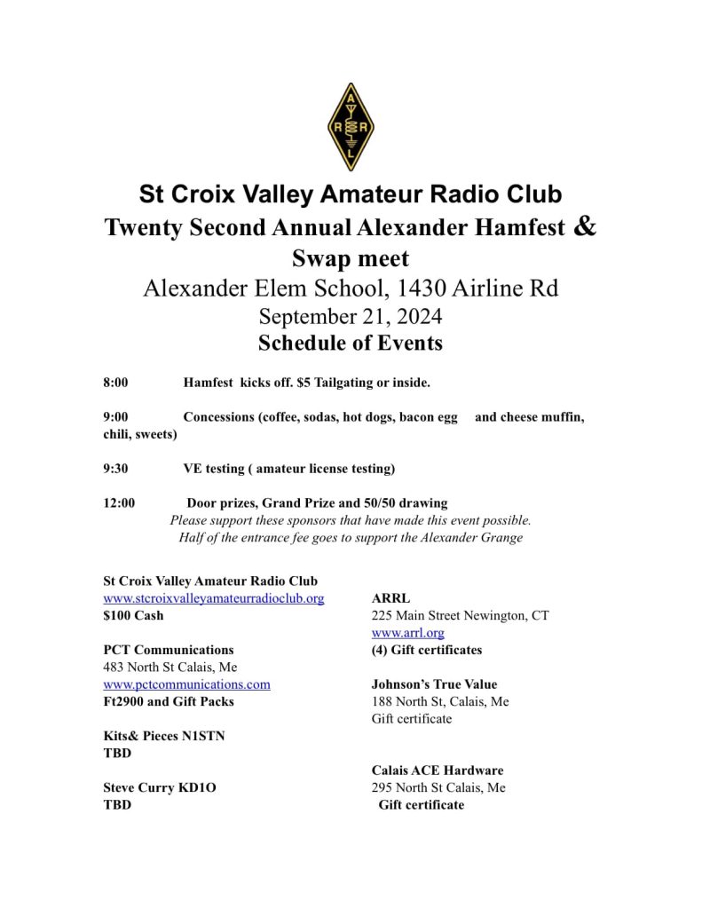 St. Crois Valley ARC Hamfest