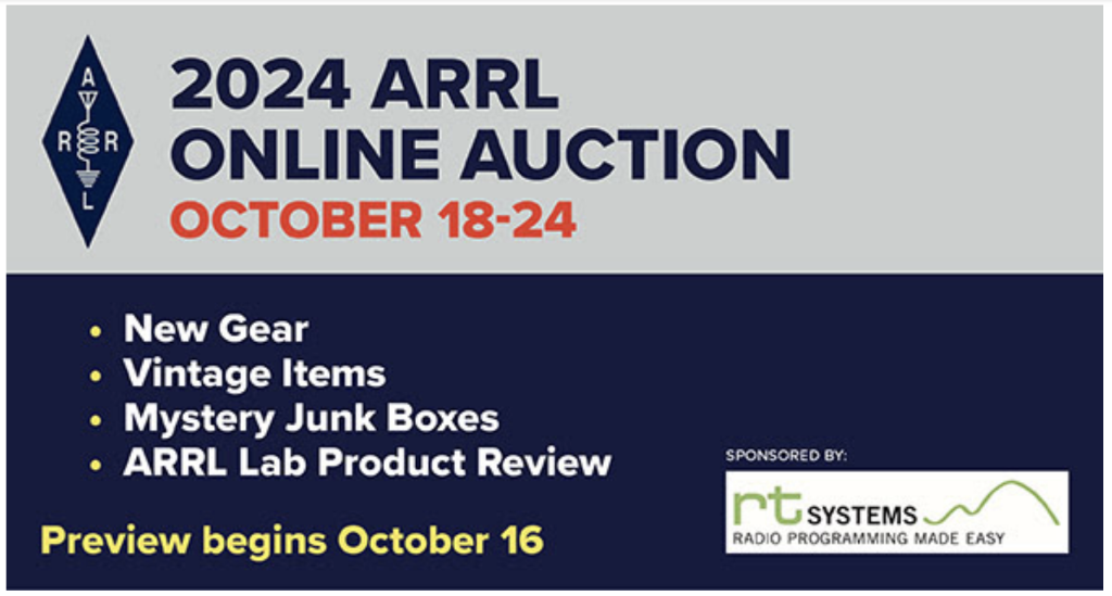 2024 ARRL Online Auction image