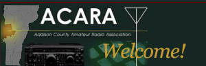 Addison County Amateur Radio Association web banner