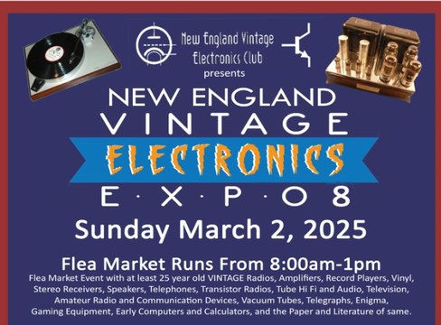 New England Vintage Electronics flea market 3/2/25